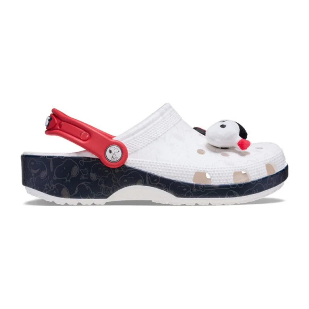 Crocs Peanuts Classic 211124-90H Clogs Men's US 11 White Comfort Shoes JAX2138